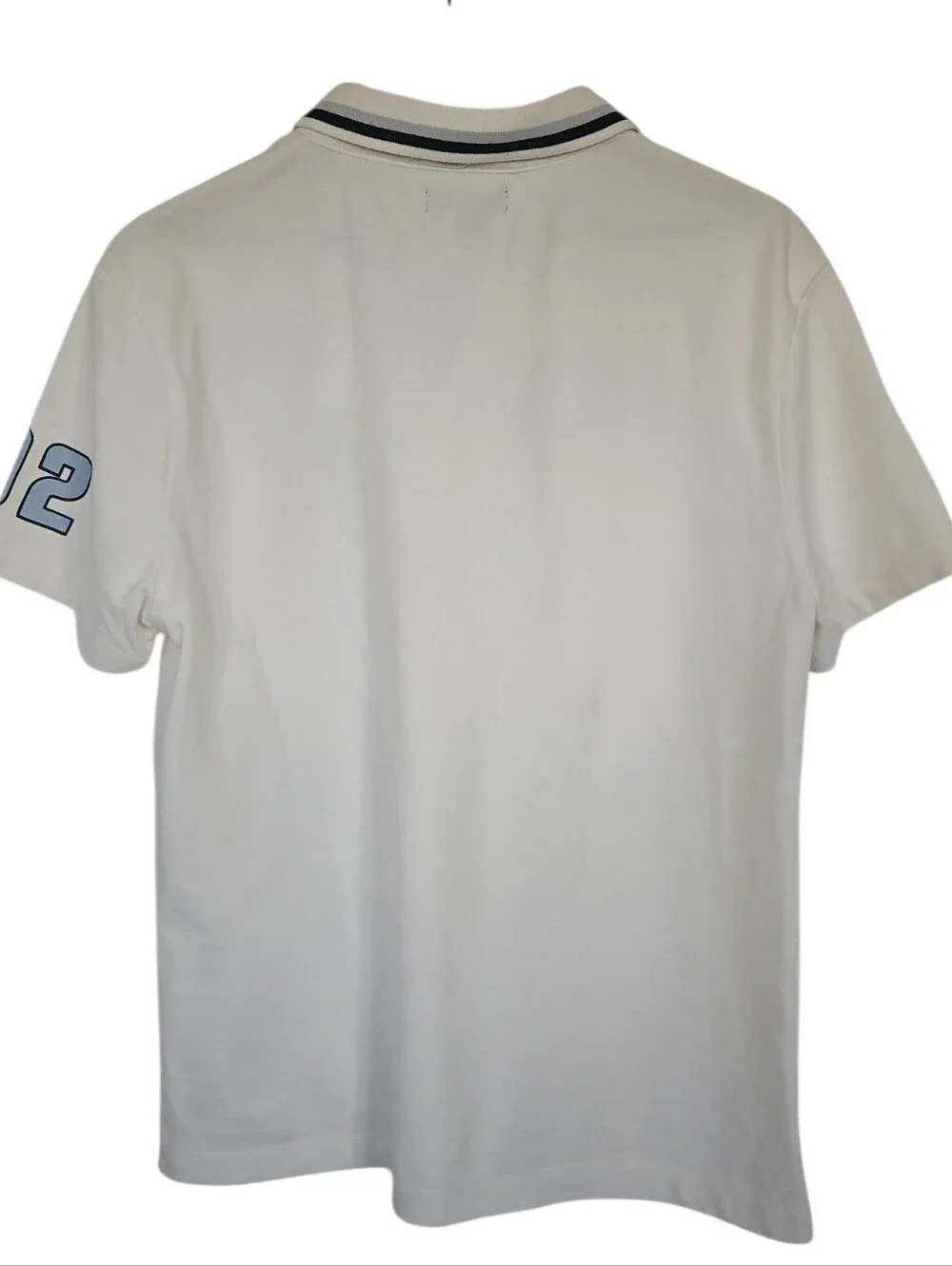 True Religion Cream Polo 100% Cotton Men's Medium